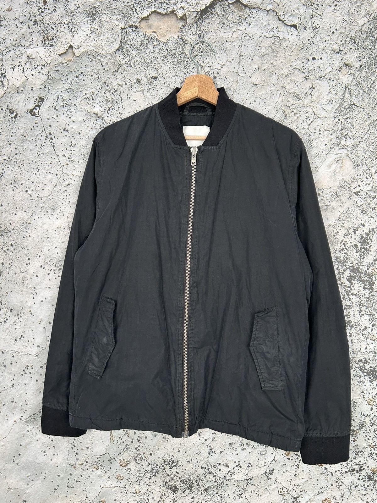 Samsoe Samsoe Samsoe Samsoe Black Bomber Jacket Streetwear Avant Garde Size US M / EU 48-50 / 2 - 1 Thumbnail
