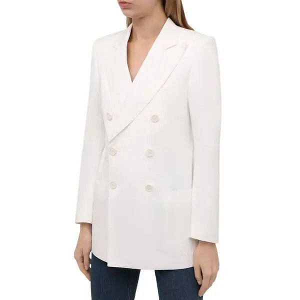 Maison Margiela o1y0625 Blazer in White Size XS / US 0-2 / IT 36-38 - 3 Thumbnail