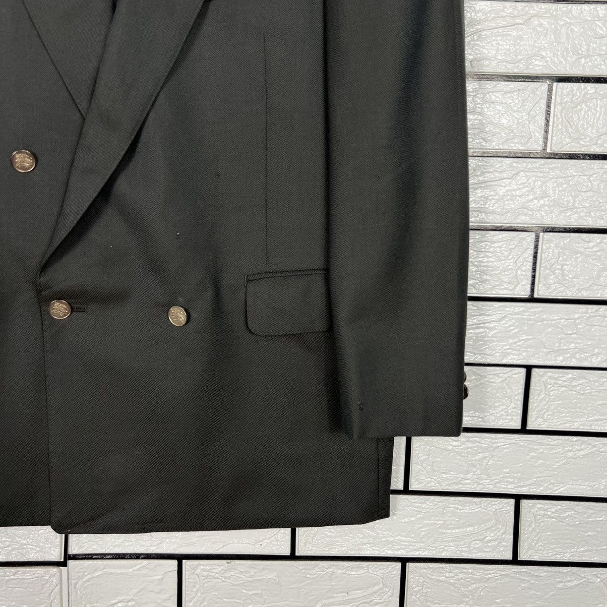 Burberry Vintage 90's BURBERRYS Wool & Mohair Blazer #4055-C184 Size 42R - 6 Thumbnail