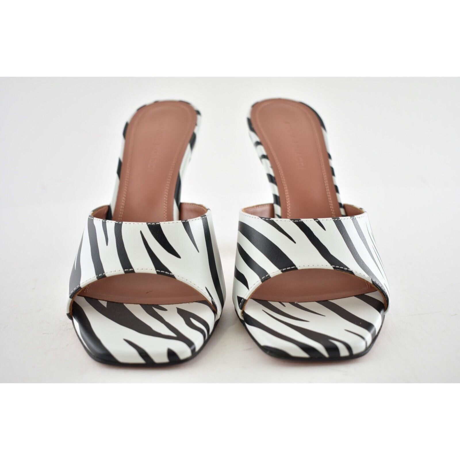 Amina Muaddi Lupita Slipper Zebra Backless Slide Sandal Heel Pump 36 Size US 6 / IT 36 - 5 Thumbnail