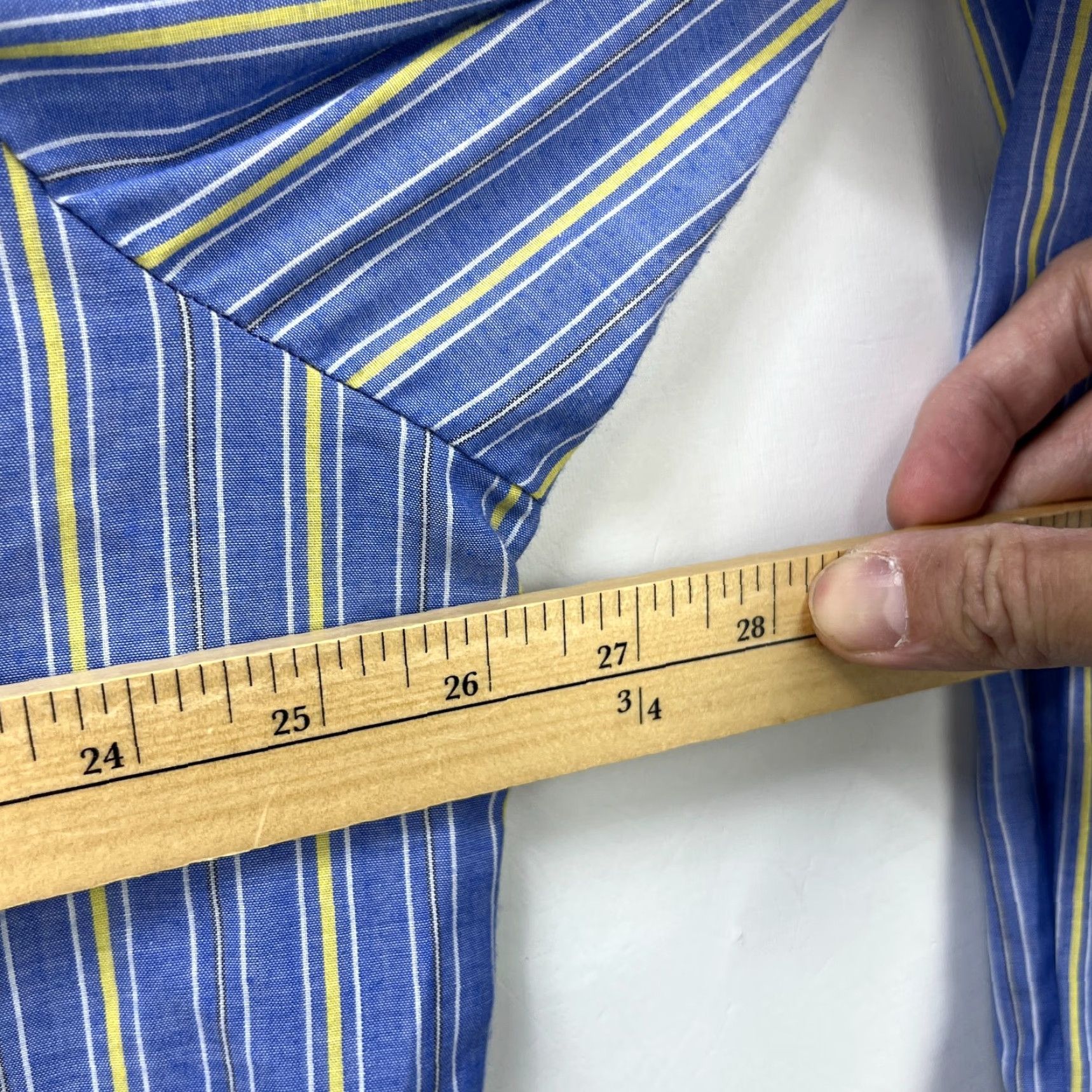 Wrangler VINTAGE Wrangler Western Striped Pearl Snap Button Long Sleeve Shirt 2XL Size US XXL / EU 58 / 5 - 7 Thumbnail