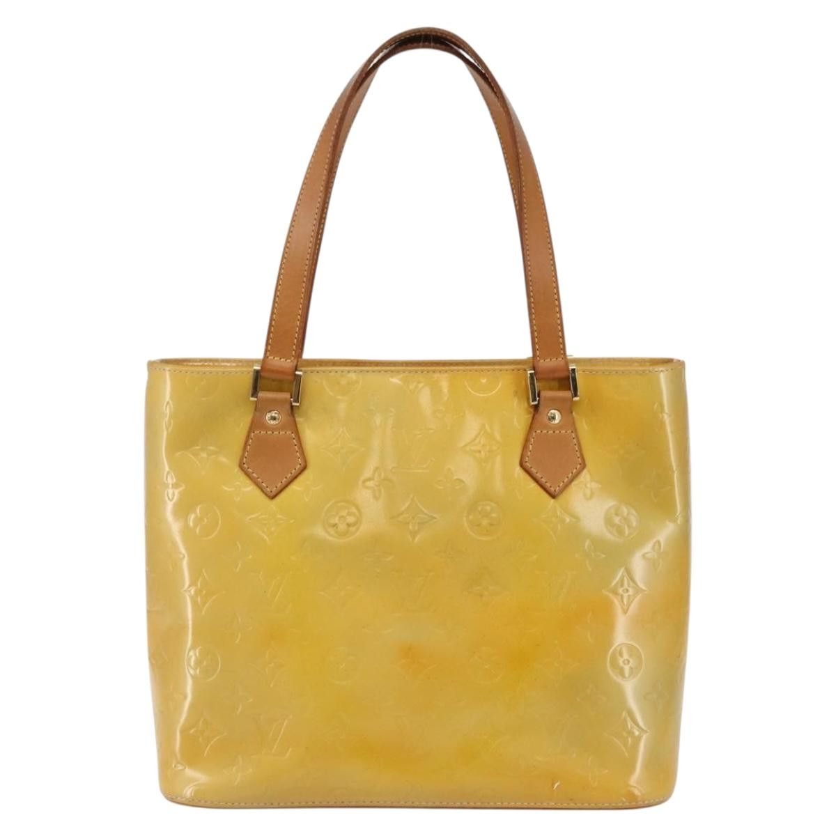 Louis Vuitton LOUIS VUITTON Monogram Vernis Houston Hand Bag Gris M91053 Size ONE SIZE - 2 Thumbnail