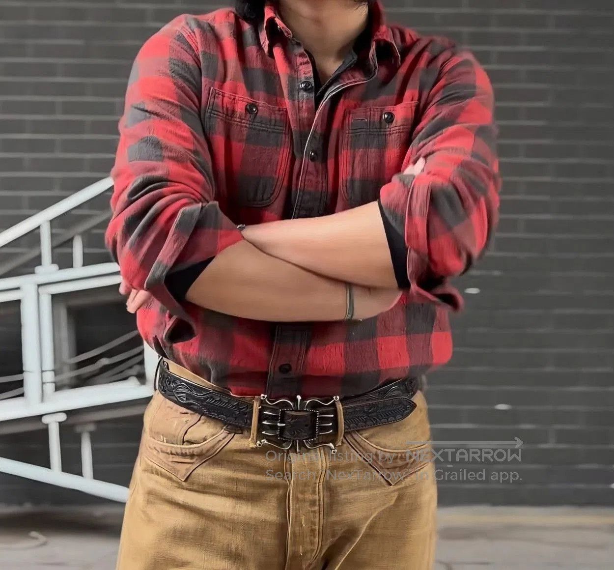 RRL Ralph Lauren RRL Double RL Western Stripe Shirt. Size US S / EU 44-46 / 1 - 1 Thumbnail