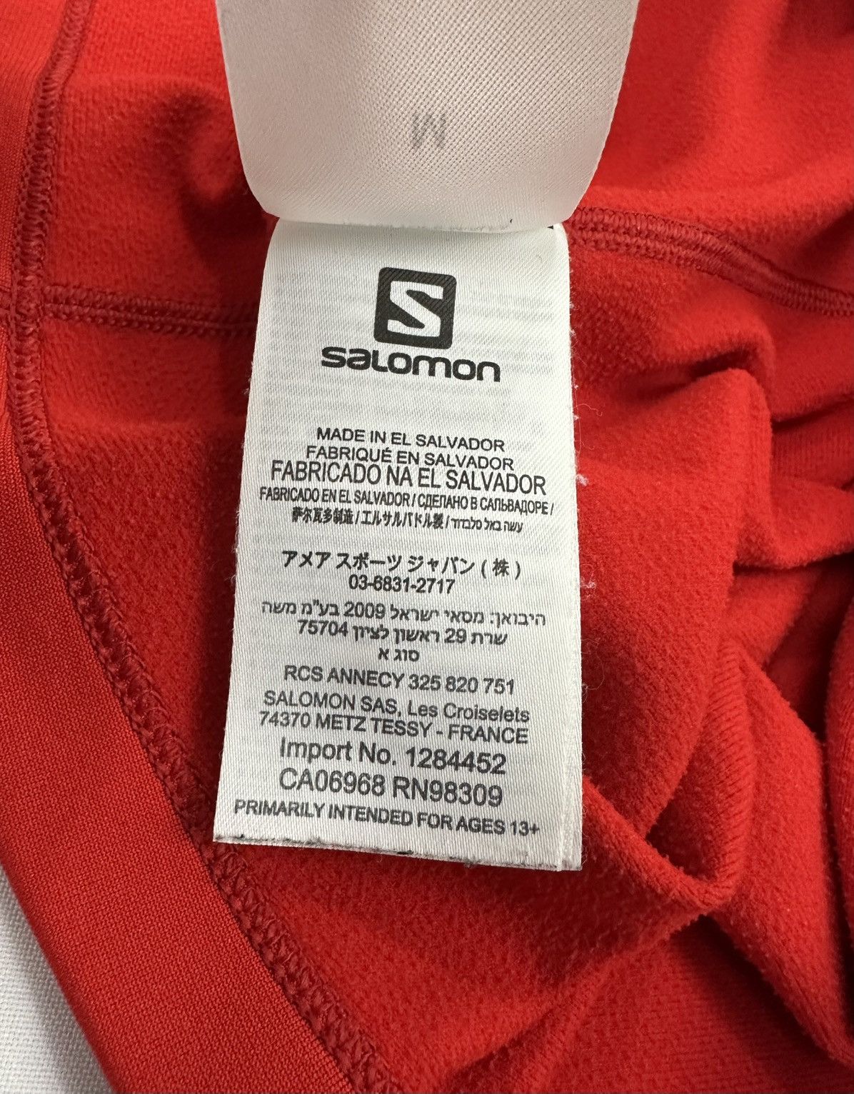 Salomon Mens Salomon Advanced Skin Warm Zip Size M Outdoor Gorpcore Size US M / EU 48-50 / 2 - 8 Thumbnail