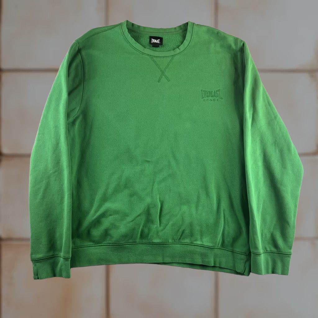 Everlast Everlast Sweatshirt Crewneck Long Sleeve Embroidered Green Mens XL Sweatshirt Pullover Sports Green XL Mens Size US XL / EU 56 / 4 - 1 Thumbnail