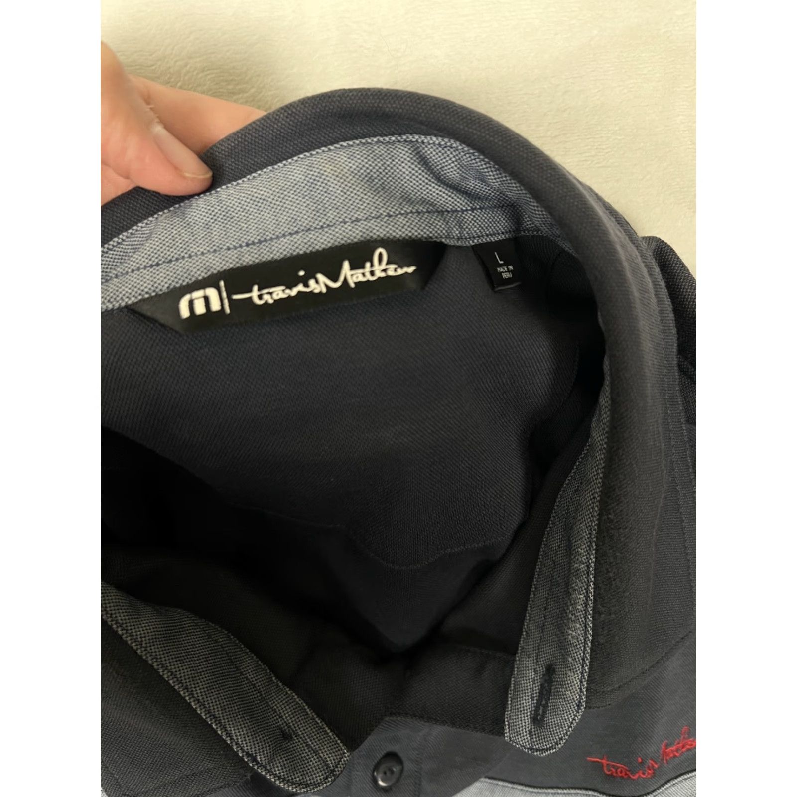 TravisMathew Travis Mathew Blue Colorblock Golf Polo Shirt Size Large User: Travis Mathew Blue Colorblock Golf Polo Shirt Size Large Size US L / EU 52-54 / 3 - 6 Thumbnail