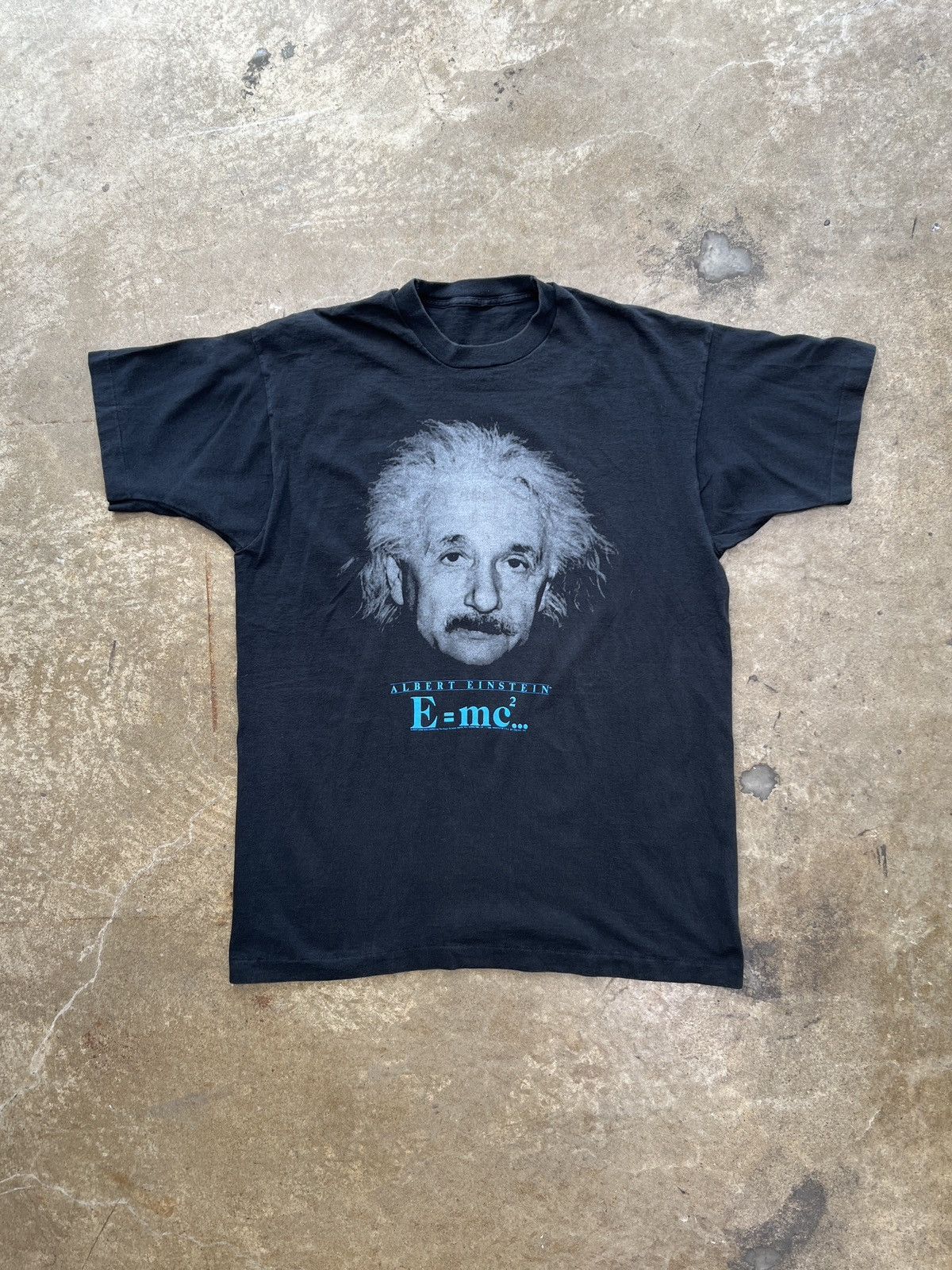 Vintage Vintage 1990 Albert Einstein E=mc2 Single Stitch Tee XL Size US XL / EU 56 / 4 - 2 Thumbnail