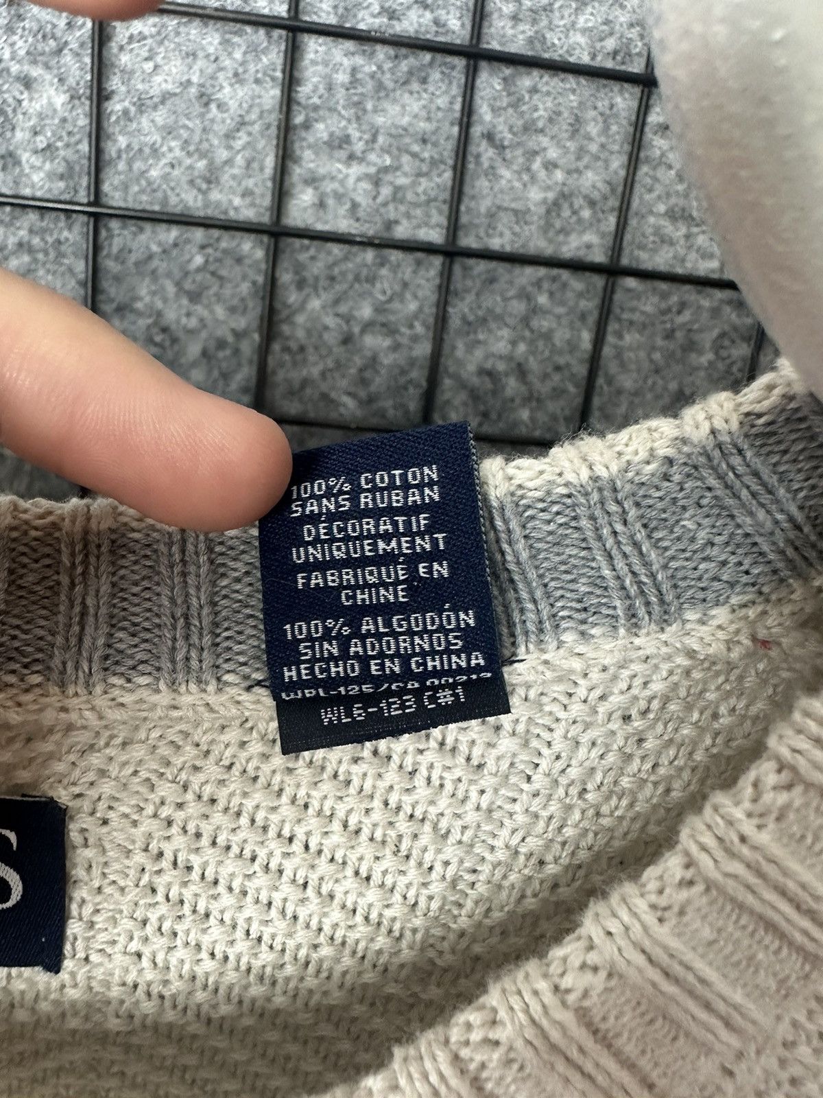 Chaps × Chaps Ralph Lauren × Vintage Chaps Vintage Embroidered Logo Cotton Sweater Size L Size US L / EU 52-54 / 3 - 4 Thumbnail