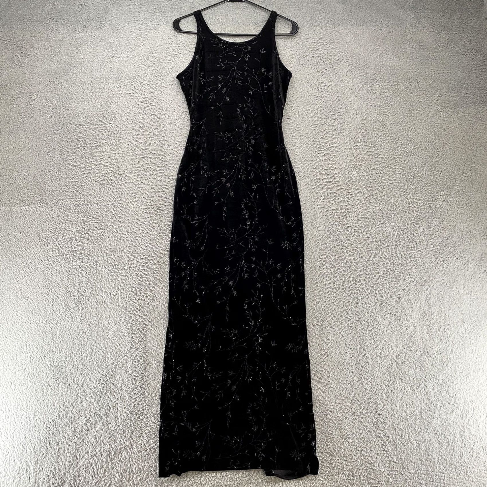 Velvet VINTAGE Roberta Dress Womens Small Velvet Whimsigoth Gown Maxi Open Back Prom Size S / US 4 / IT 40 - 2 Thumbnail