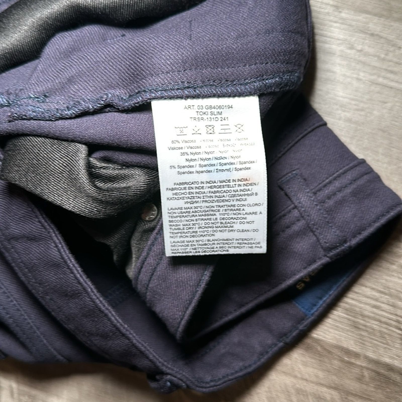 GAS Gas Style Man Toki Slim Straight Pants - 36 Size US 36 / EU 52 - 9 Thumbnail
