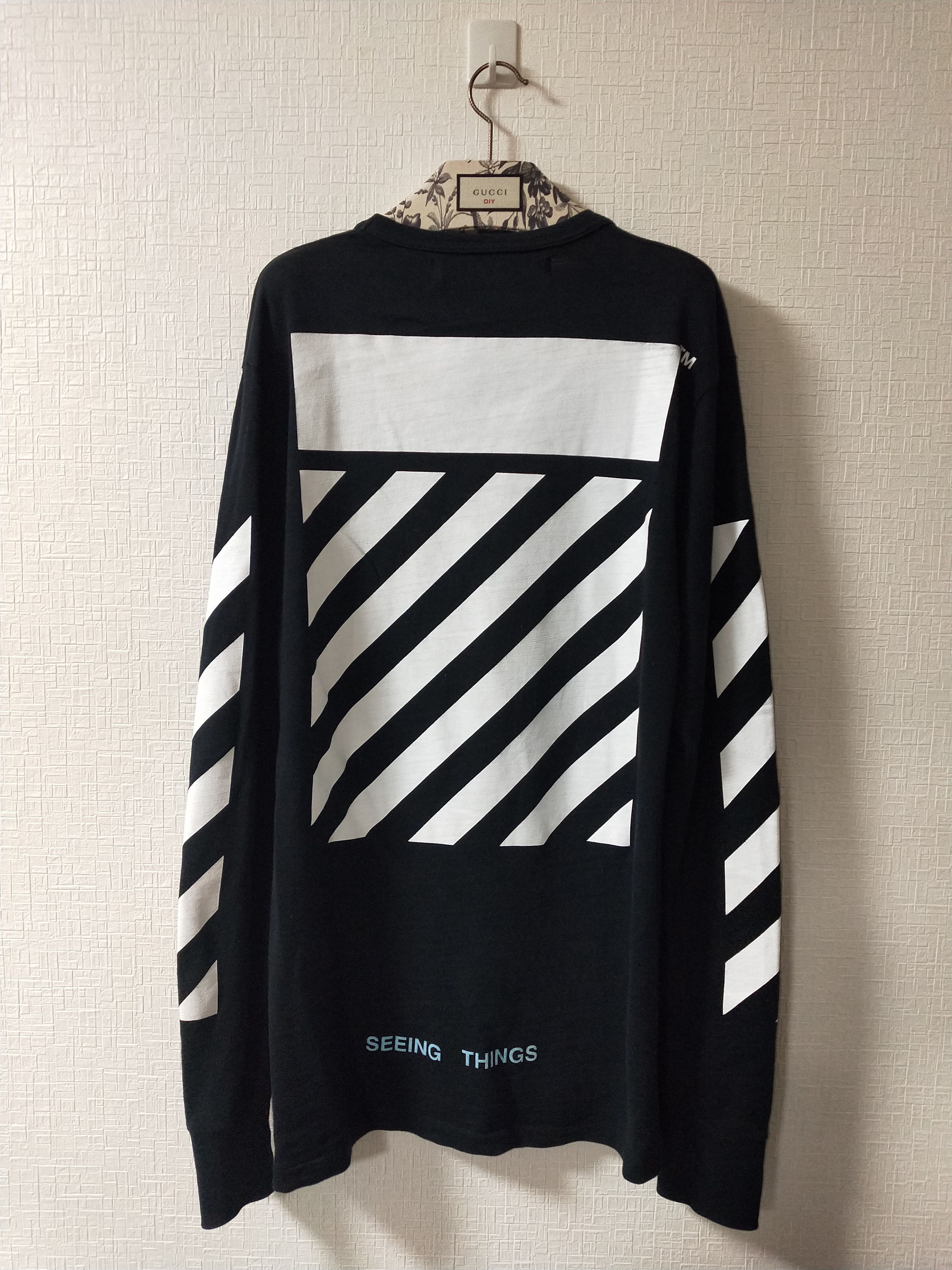 Off-White Diagonal Caravaggio L/S Tee Size US S / EU 44-46 / 1 - 2 Thumbnail