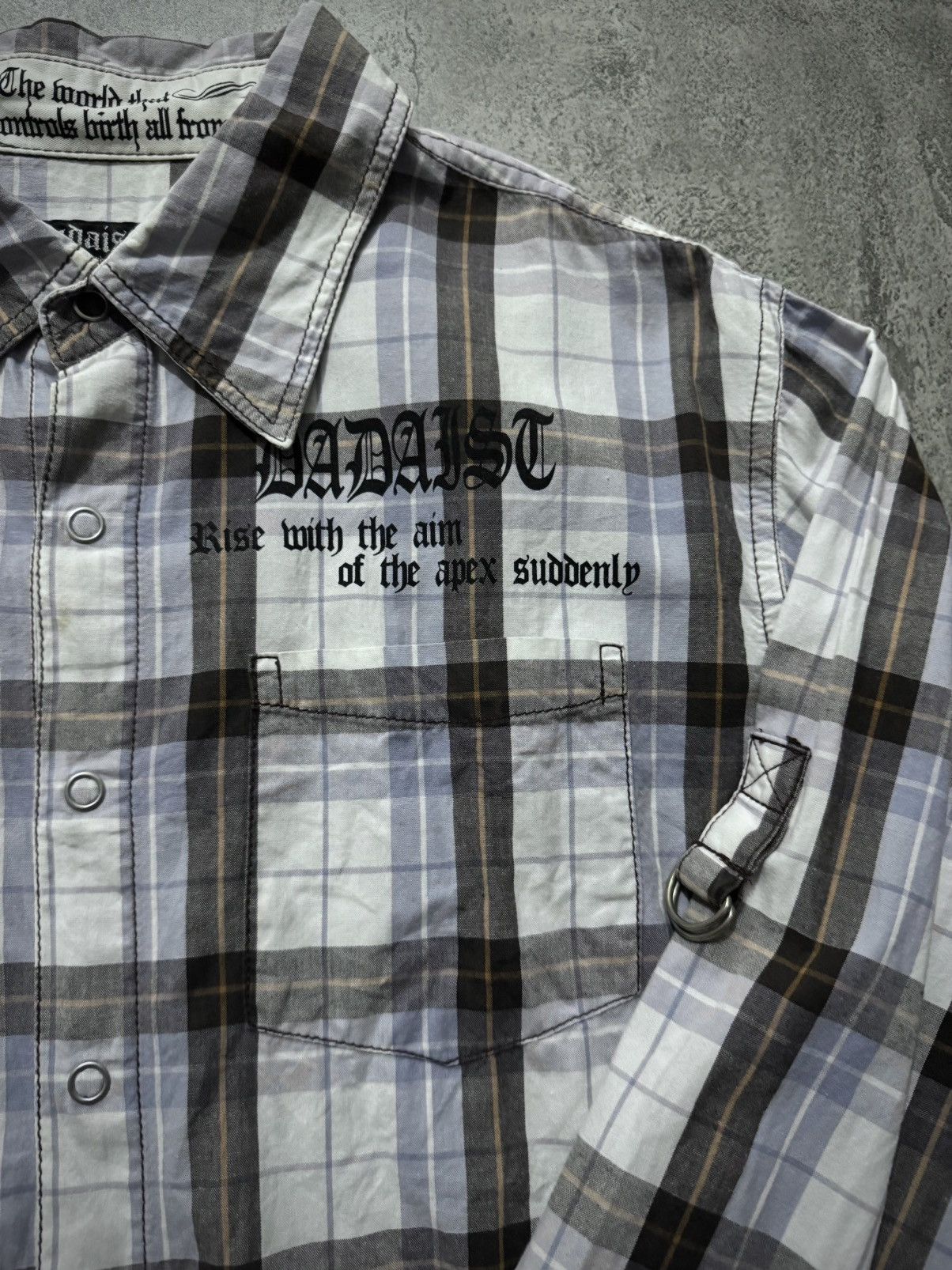 Hysteric Glamour Doast skull gothic poem shirt Size US L / EU 52-54 / 3 - 7 Thumbnail