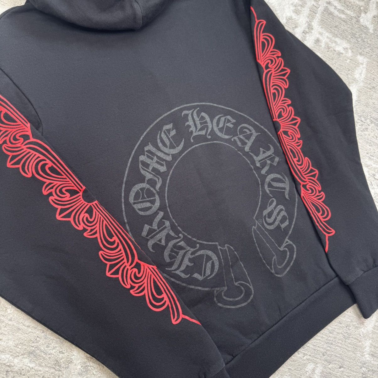 Chrome Hearts Horseshoe floral pullover hoodie Size US XS / EU 42 / 0 - 5 Thumbnail