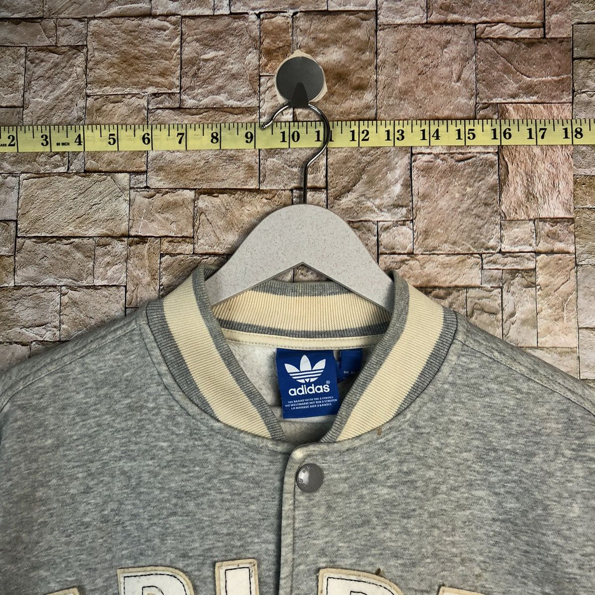 Adidas Adidas vintage Grey Bombers varsity Jacket #A875 Size US M / EU 48-50 / 2 - 4 Thumbnail