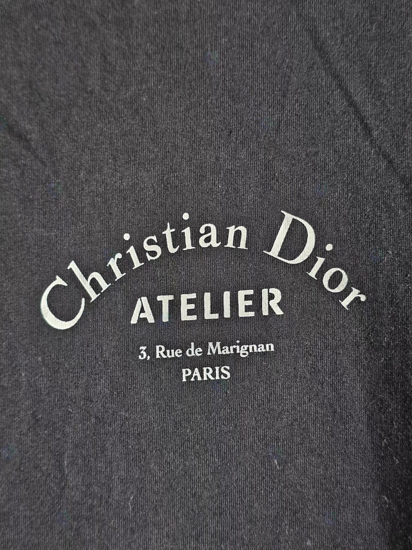 Dior Dior black logo short-sleeve T-shirt Q4 Size US XS / EU 42 / 0 - 2 Thumbnail