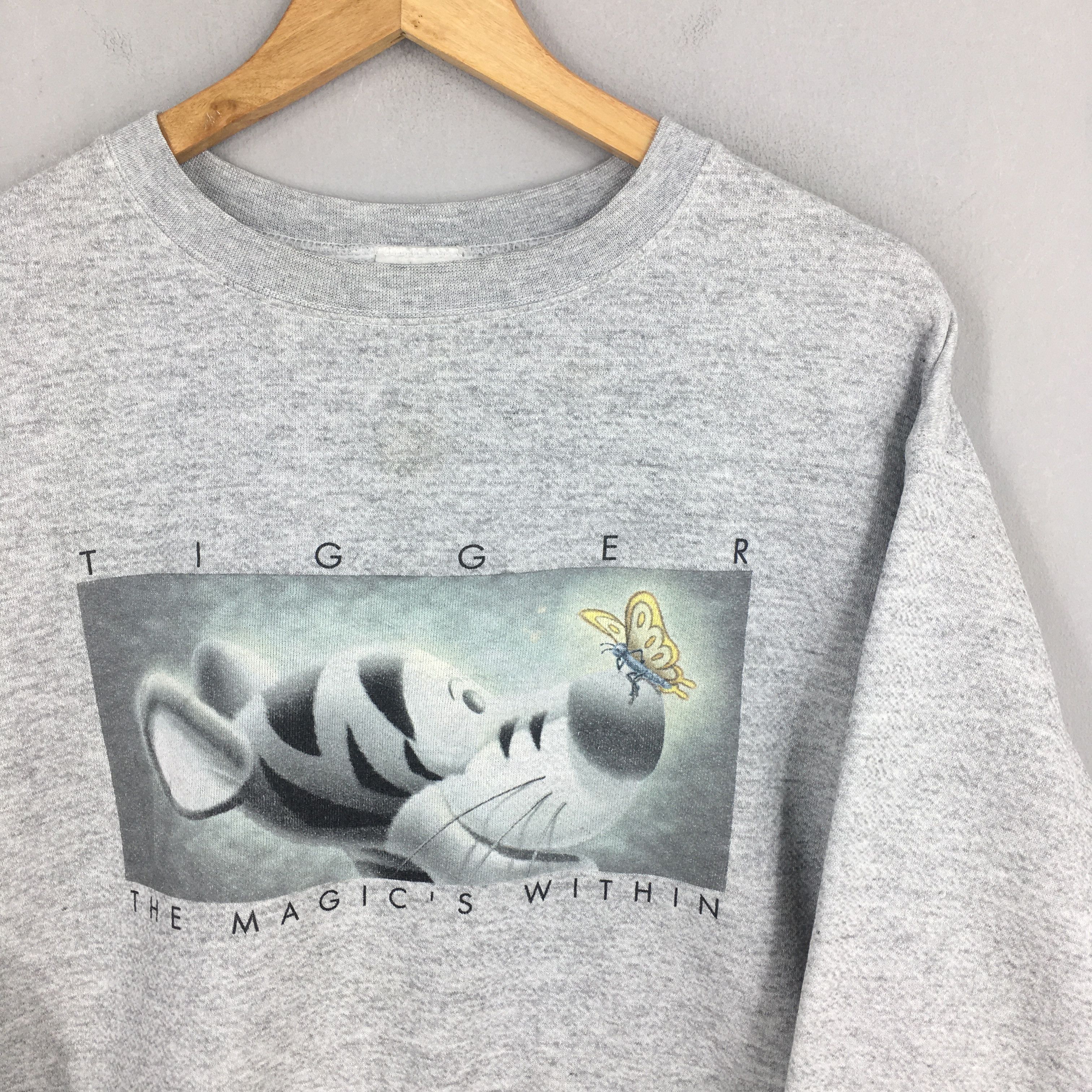 Disney × Vintage × WINNIE Vintage Tigger Disney Sweatshirt Medium Size US M / EU 48-50 / 2 - 2 Thumbnail