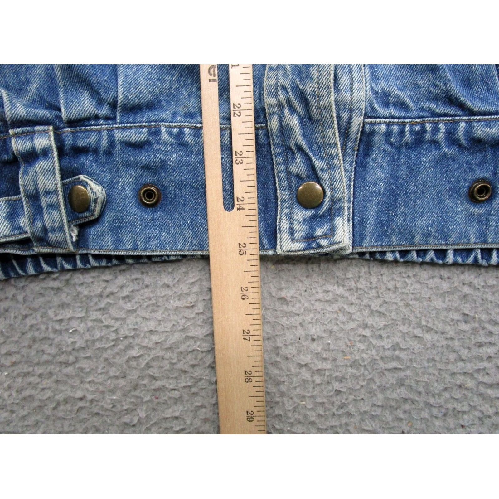 Denime VINTAGE SBII Denim Jacket Pocket 80s 90s Streetwear Women's Size S Blue Jacket Women Size S / US 4 / IT 40 - 6 Thumbnail