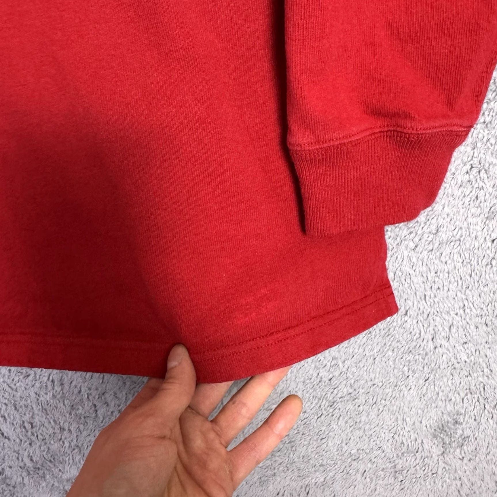 Polo Ralph Lauren VINTAGE Polo Ralph Lauren Sweater Mens L Knit Polo Shirt RLPC Elbow Patch 1967 Red Cotton Knit Logo Pullover 80s 90s Classic Preppy Mens Size US L / EU 52-54 / 3 - 6 Thumbnail