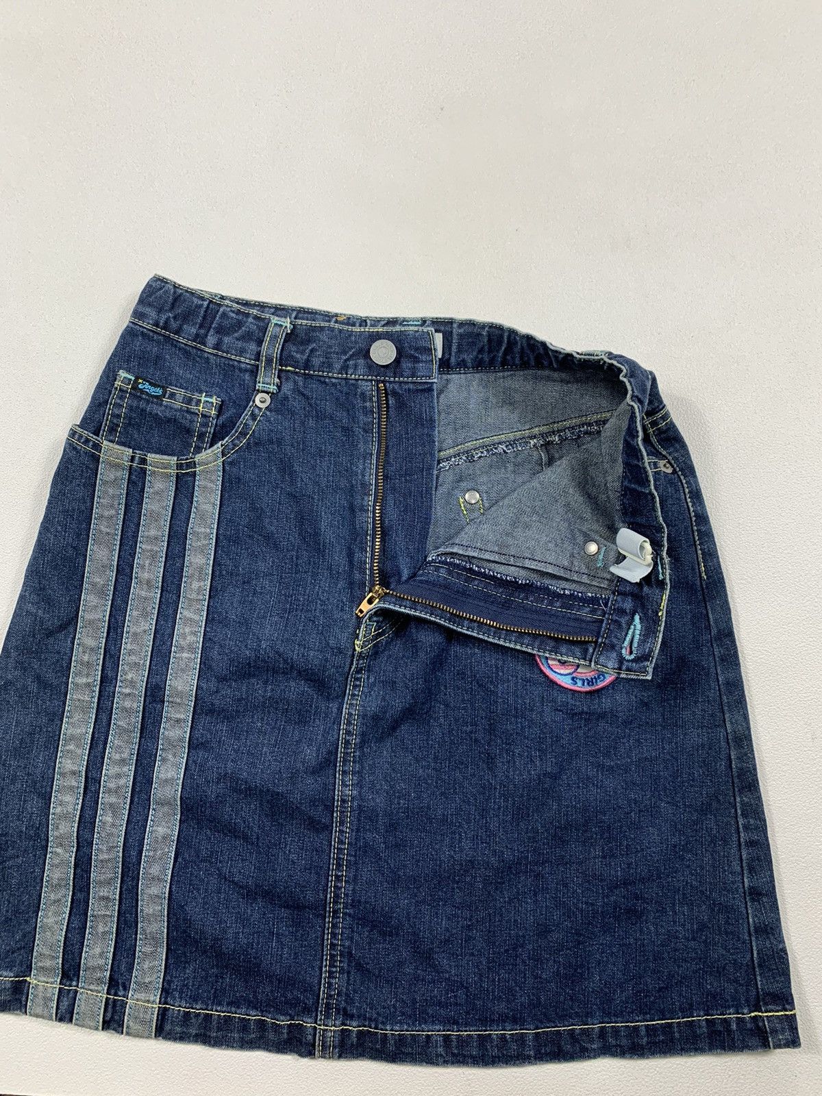 Hysteric Glamour × Japanese Brand 💸NEED GONE💸 Angle Blue Denim Skirt Size 27" / US 4 / IT 40 - 6 Thumbnail