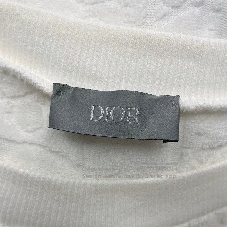 Dior Dior White jacquard towel long sleeves Size US M / EU 48-50 / 2 - 5 Thumbnail