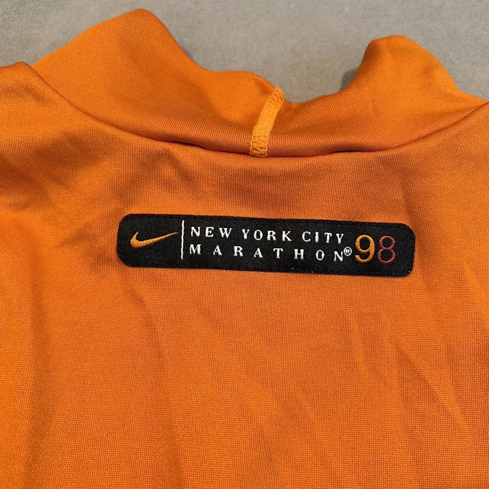 Nike VINTAGE Nike 1998 New York City Marathon Orange Long Sleeve Shirt Mens XXL Size US XXL / EU 58 / 5 - 5 Thumbnail