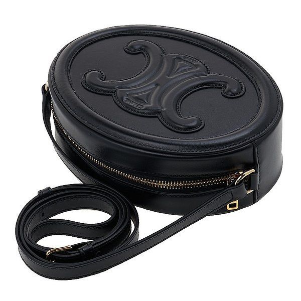 Celine o1w1db10125 198603DXC Size: OS / Cuir Triomphe Bag in Black Size ONE SIZE - 4 Thumbnail