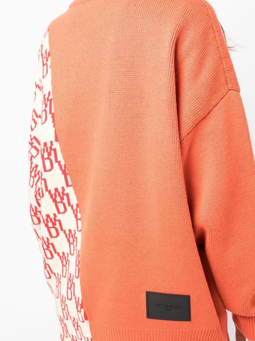 WE11DONE o1mris0824 Sweater in Orange Size US S / EU 44-46 / 1 - 7 Thumbnail