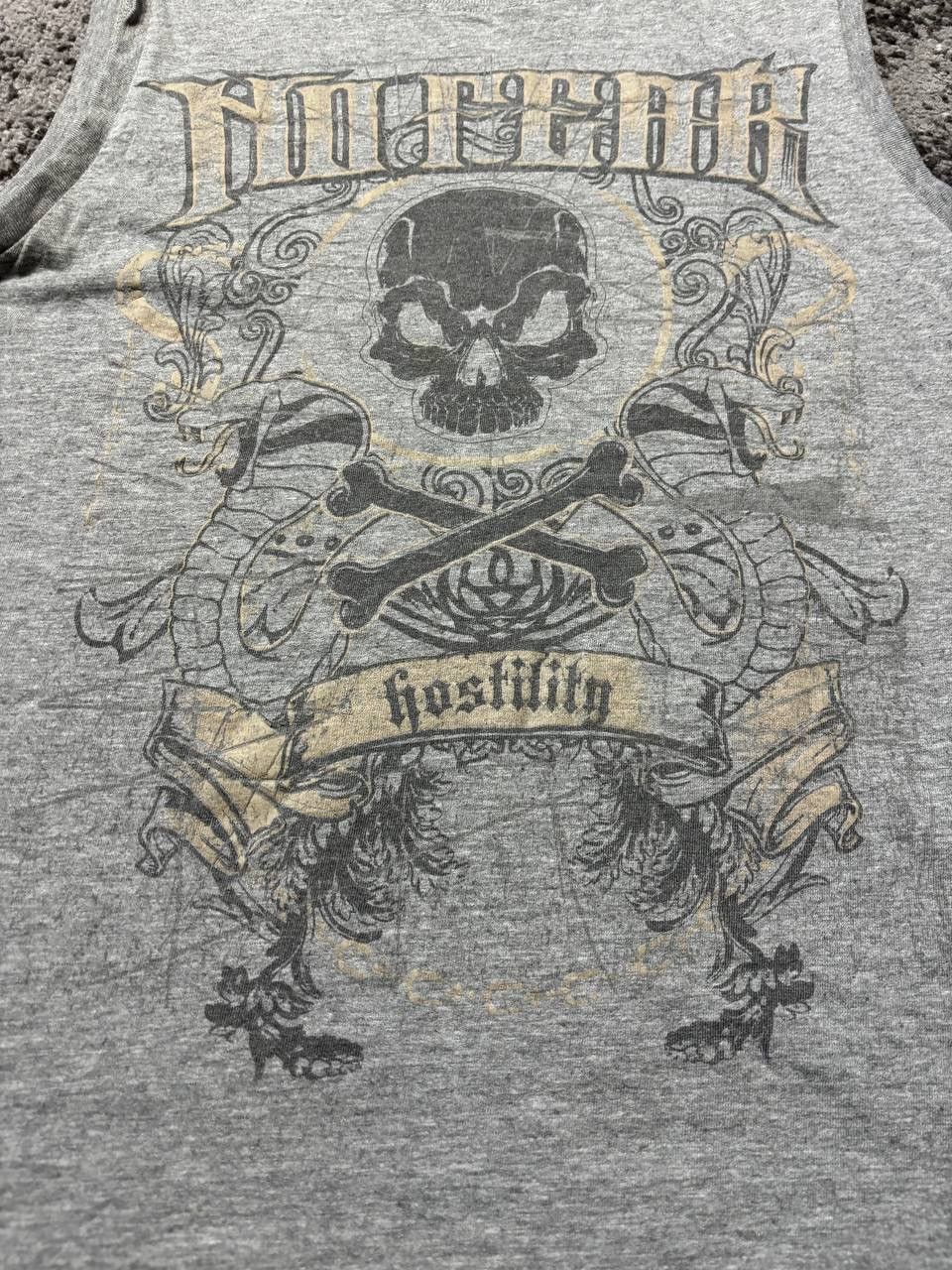 Japanese Brand × No Fear × Vintage Vintage Y2K No Fear Affliction Style Skull All print Size US L / EU 52-54 / 3 - 3 Thumbnail