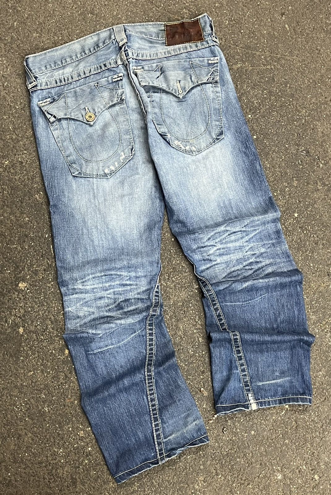 True Religion True religion baggy fit denim skater hype rare chief keef Size US 36 / EU 52 - 2 Thumbnail
