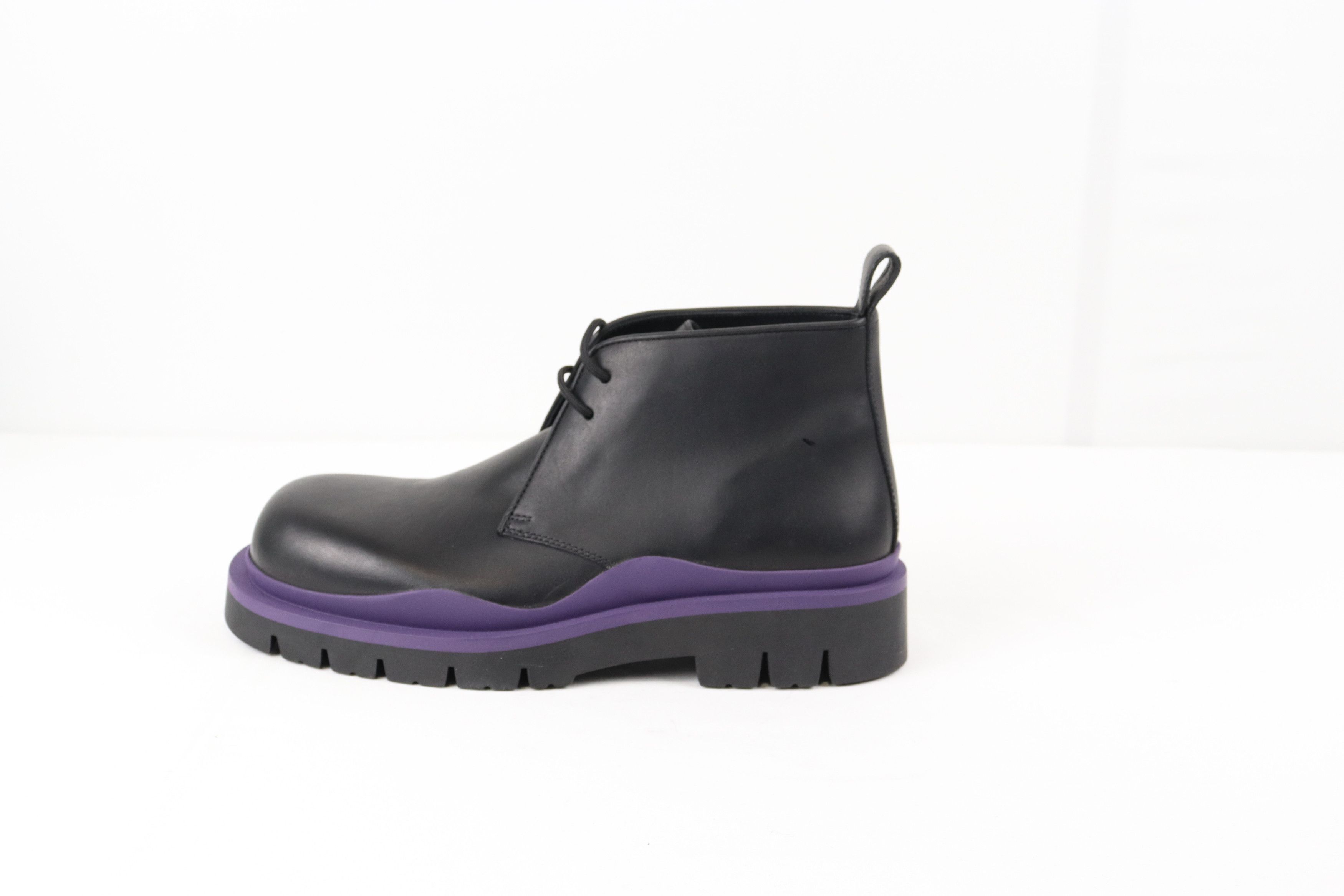 Bottega Veneta o1rshd Military Calf Leather Boot in Black Size US 9 / EU 42 - 2 Thumbnail
