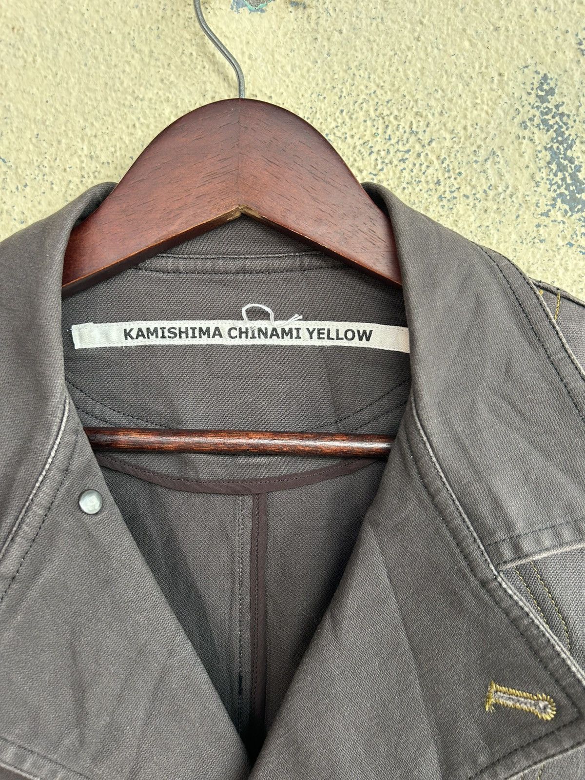 Japanese Brand Kamishima Chinami Yellow Jacket Size M / US 6-8 / IT 42-44 - 7 Thumbnail