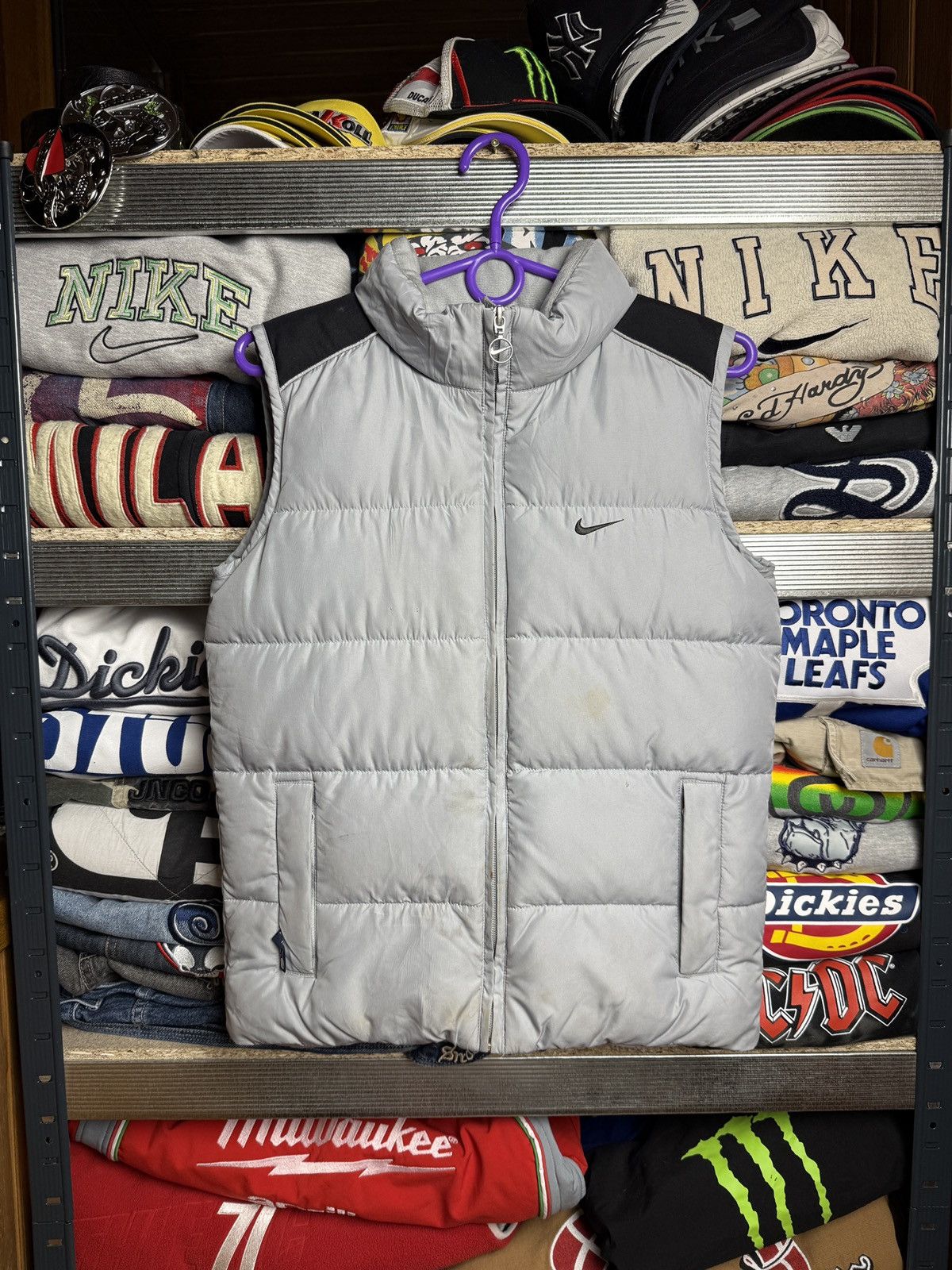 Nike × Vintage Men’s Nike Vintage Puffer Vest Size US XS / EU 42 / 0 - 2 Thumbnail