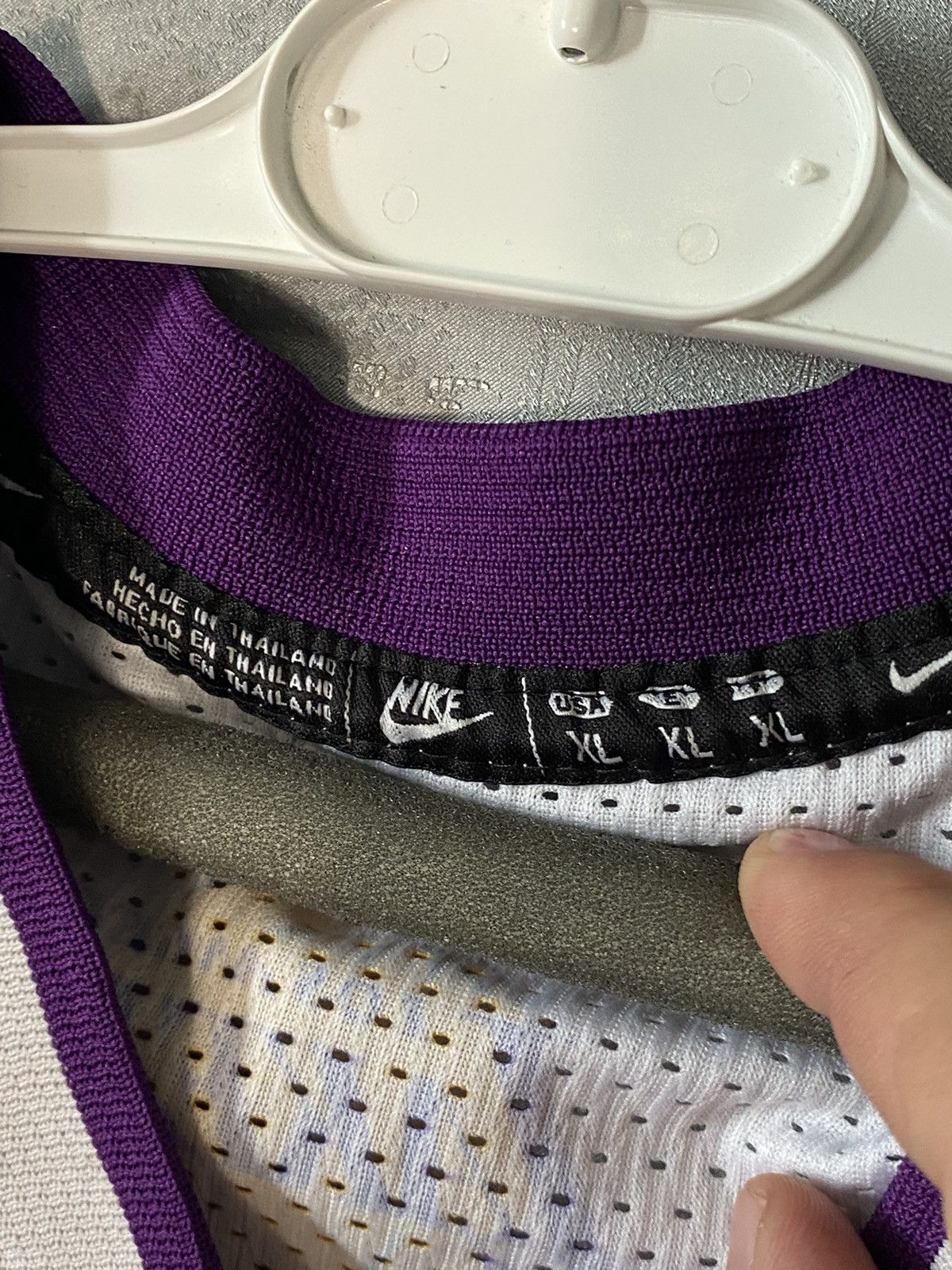 NBA × Nike Vintage Nike Lakers NBA Jersey 3 Tomas Hype Drill Size US XL / EU 56 / 4 - 3 Thumbnail