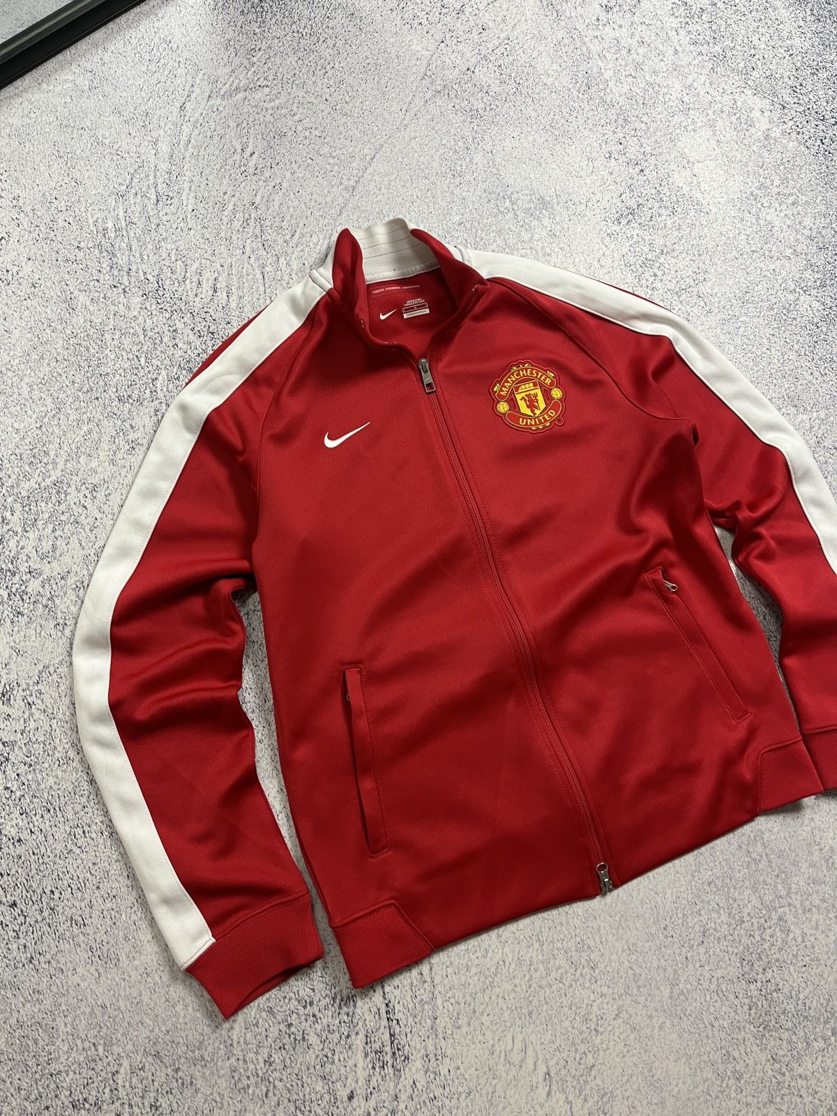 Nike Vintage Y2K Nike Manchester United Track Jacket Drill Rare Size US M / EU 48-50 / 2 - 4 Thumbnail