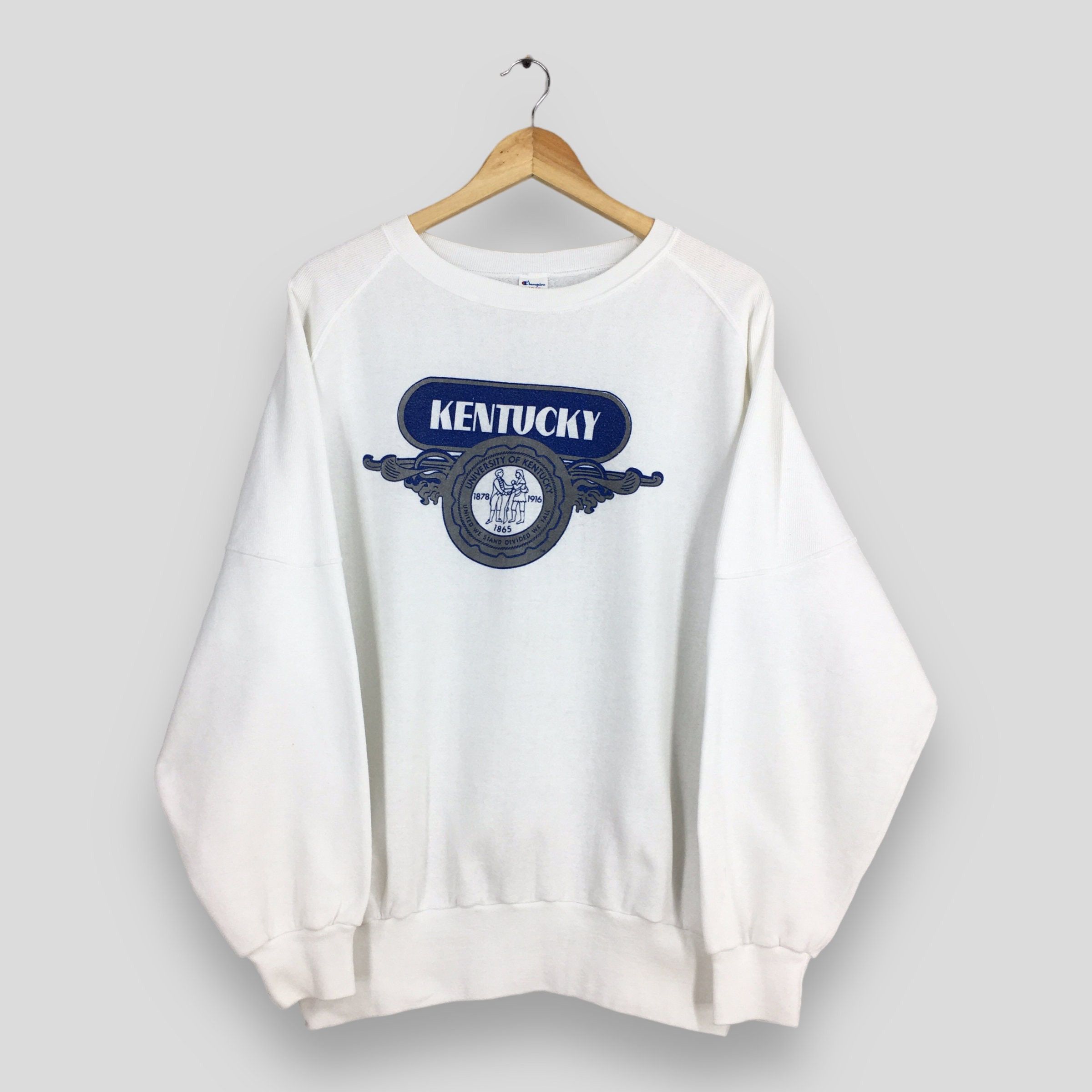 Vintage 80s Champion Kentucky Universirty Sweatshirt Large