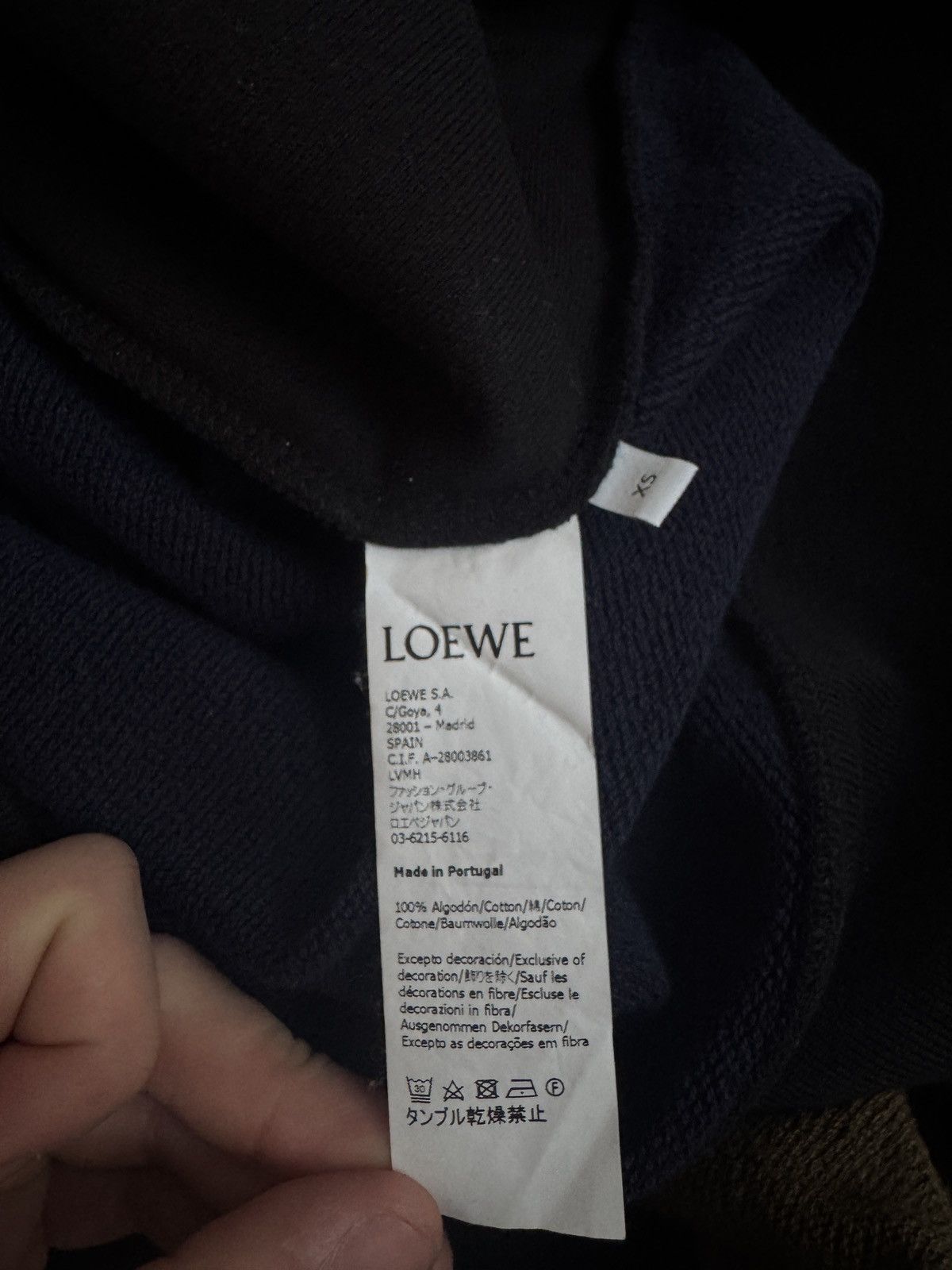 Loewe Loewe Anagram Embroidered Hoodie Size US XS / EU 42 / 0 - 7 Thumbnail
