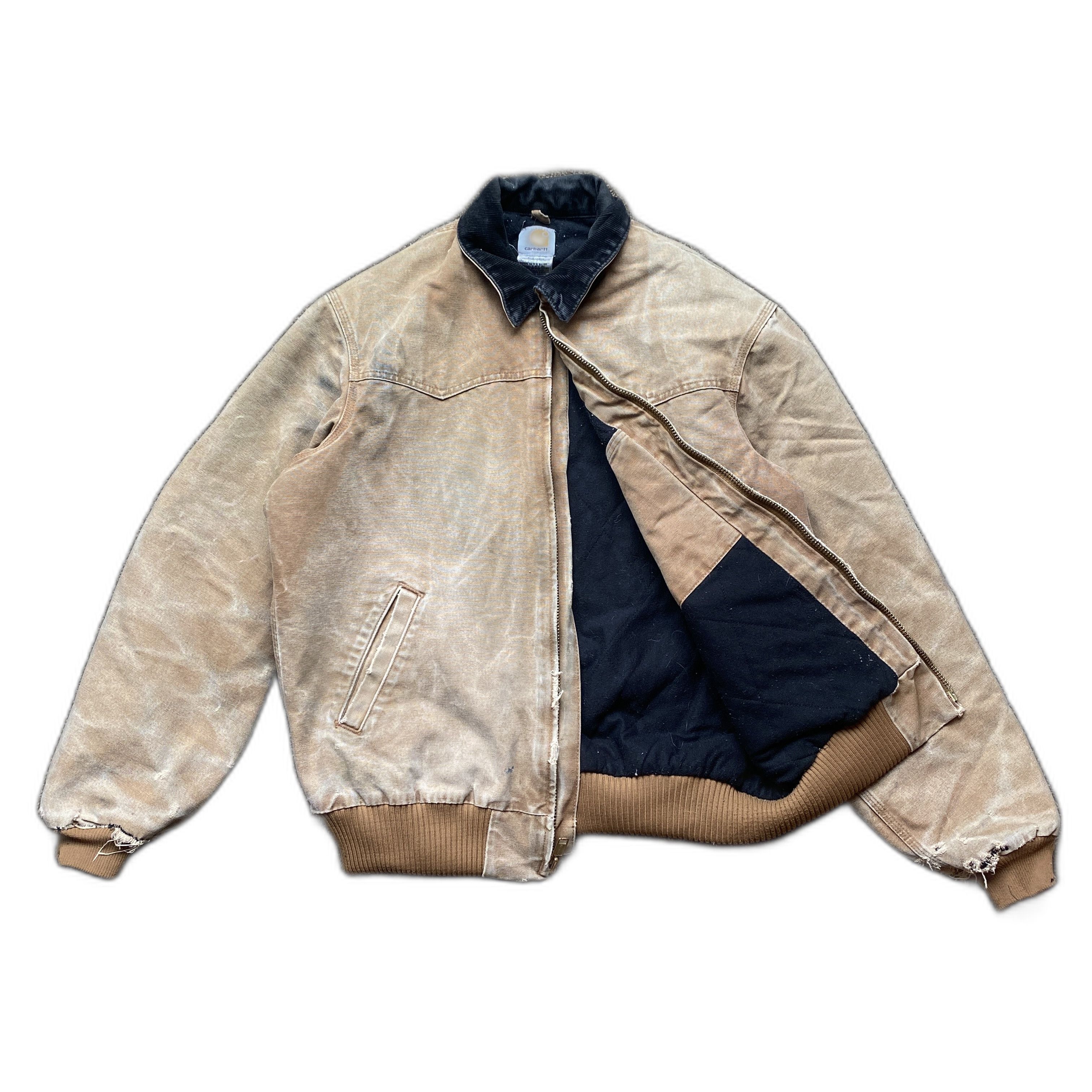 90s JQ441 Carhartt Western Jacket サンタフェ VINTAGE CARHARTT BLUE SANTE FE WESTERN JACKET SIZE XL JQ444