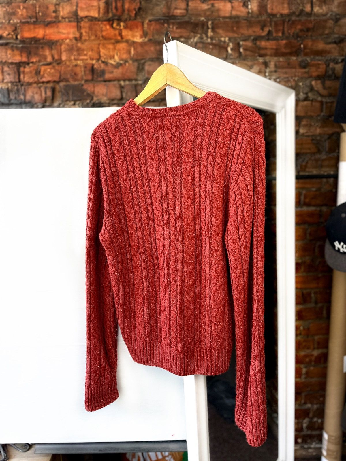 Edwin Men’s Knitt Sweater Edwin Oiler Red Size: S/M Size US S / EU 44-46 / 1 - 3 Thumbnail