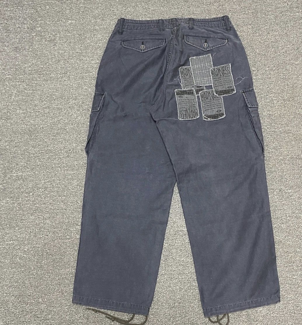 Madness MADNESS 19SS Made in Japan Washed Patch Cargo Pants J16 Size US 34 / EU 50 - 2 Thumbnail