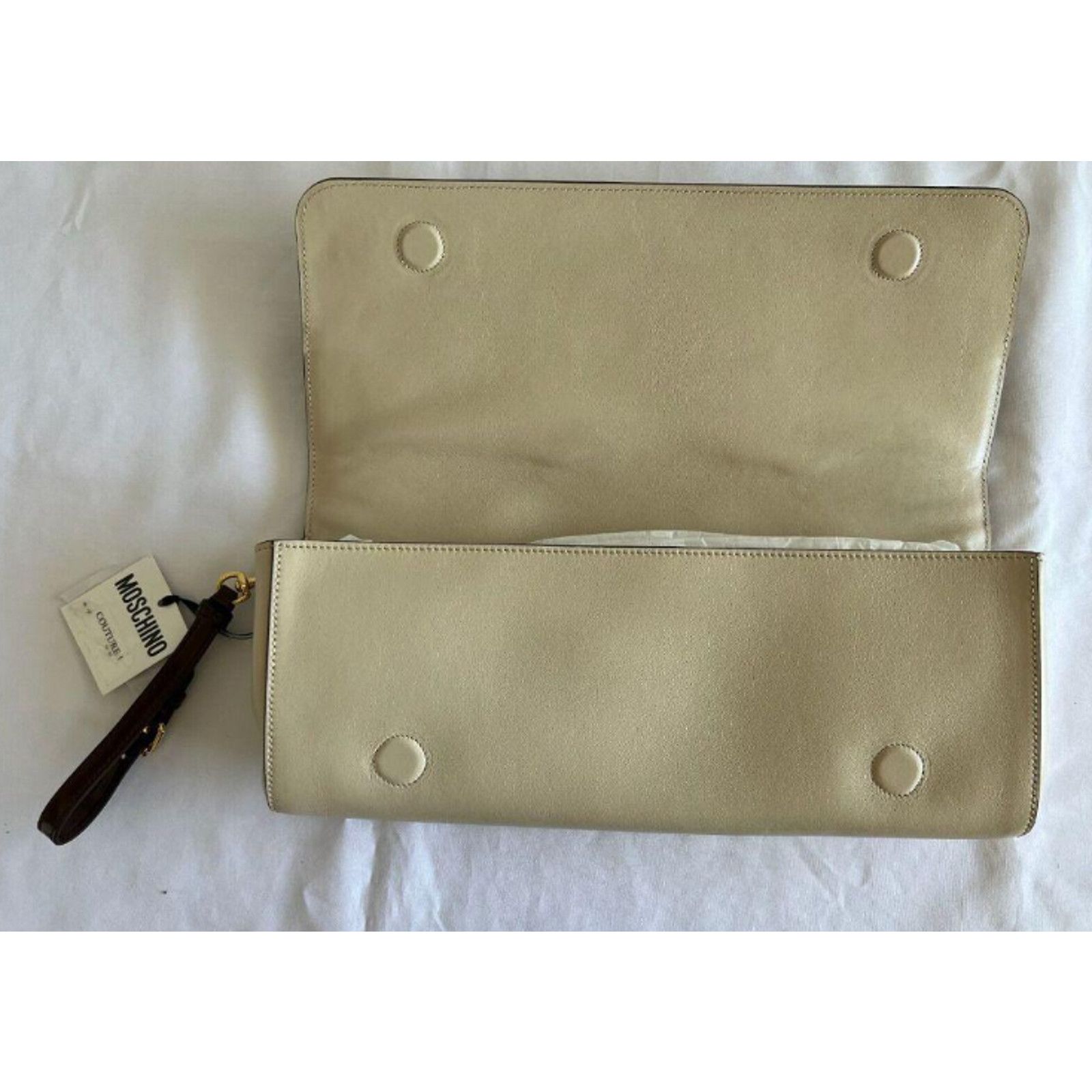 Moschino SS22 MOSCHINO Couture Chocolate Dripping Wristlet Handbag Size ONE SIZE - 11 Thumbnail