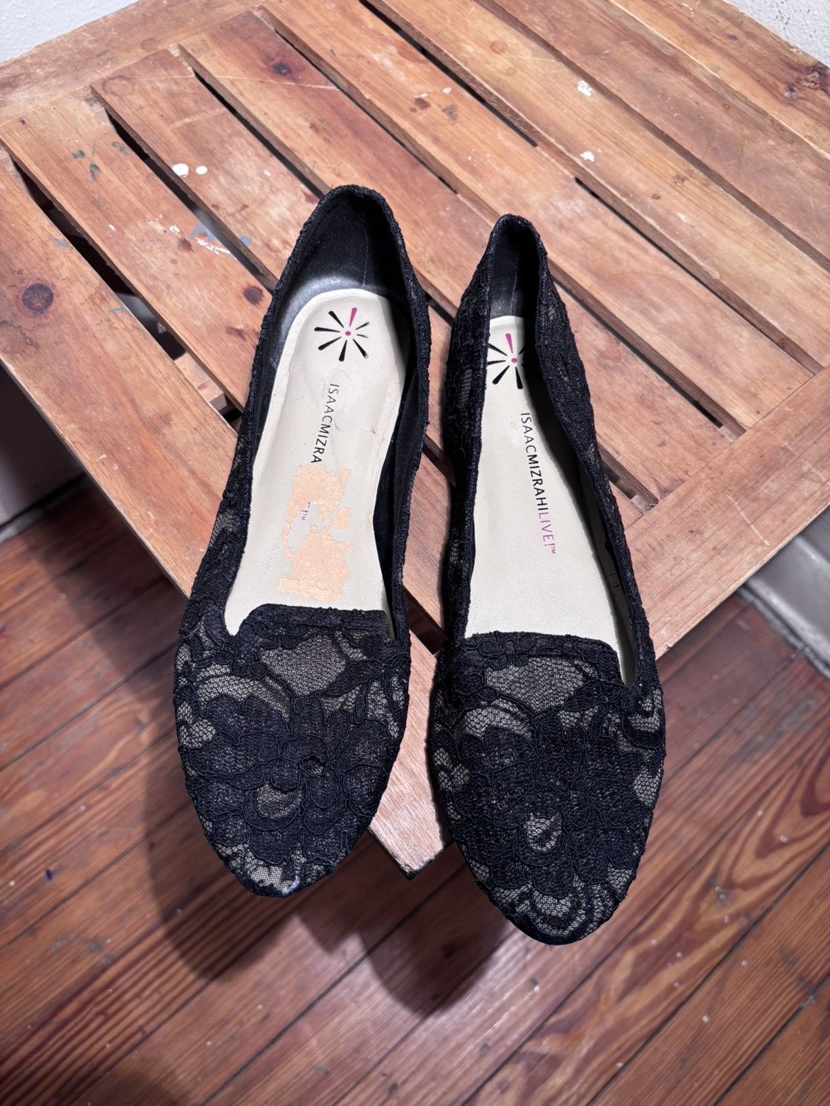 Isaac Mizrahi Isaac Mizrahi Live Lace Flats Size US 8 / IT 38 - 7 Thumbnail