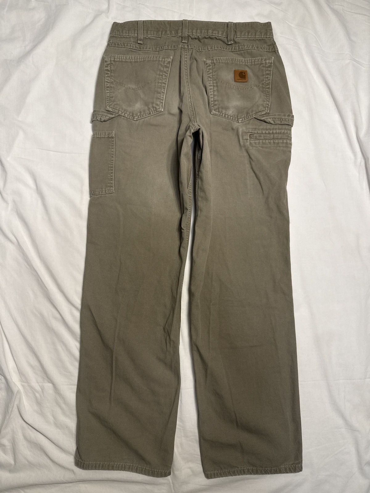 Carhartt Vintage Carhartt Sand Brown Carpenter Work Pants Size US 31 - 1 Thumbnail
