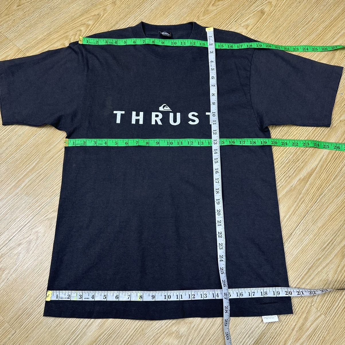 Quiksilver Vintage 90s Quiksilver Thrust Center Logo Tshirt A759 Size US M / EU 48-50 / 2 - 4 Thumbnail