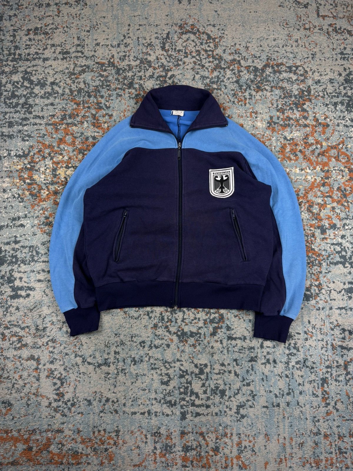 Vintage Vintage 70s Bundeswehr german army track jacket archival 80s Size US M / EU 48-50 / 2 - 1 Thumbnail