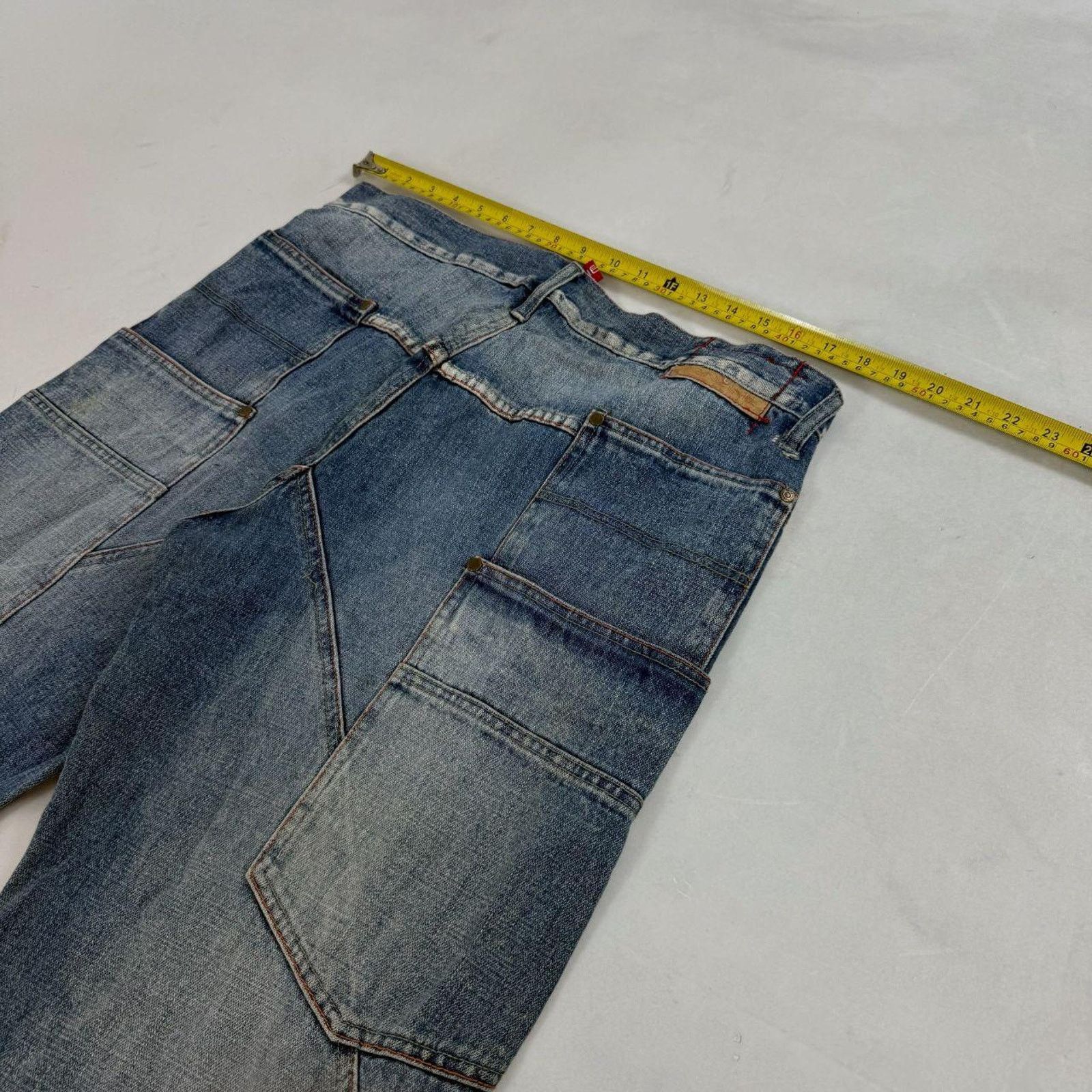 Japanese Brand × Le Grande Bleu (L.G.B.) × Vintage Vintage y2k faded mud wash grunge archive baggy skater jeans Size US 36 / EU 52 - 5 Thumbnail