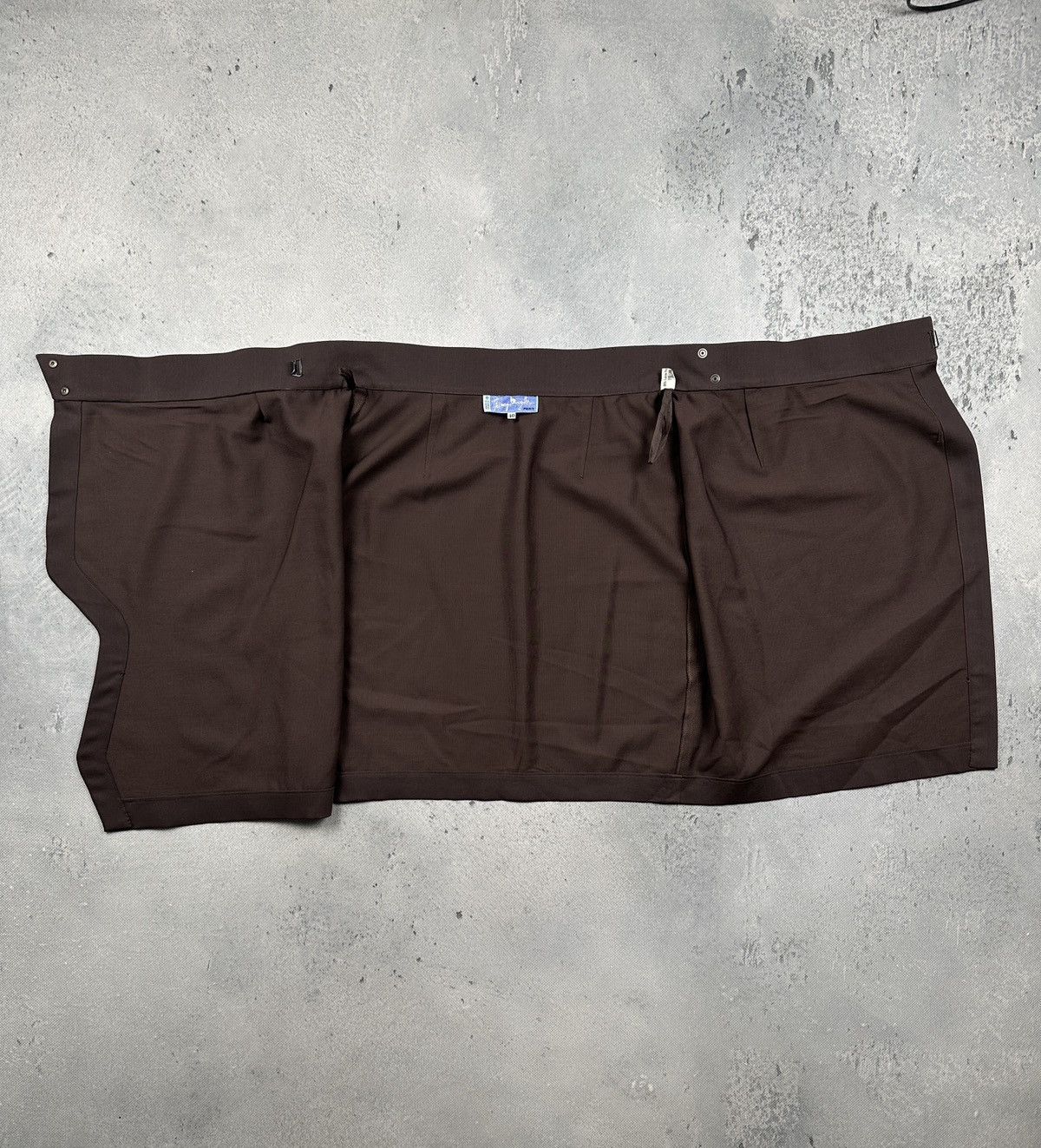 Thierry Mugler Thierry Mugler Paris Brown Wrap Pencil Skirt Structured 80s Size 28" / US 6 / IT 42 - 3 Thumbnail
