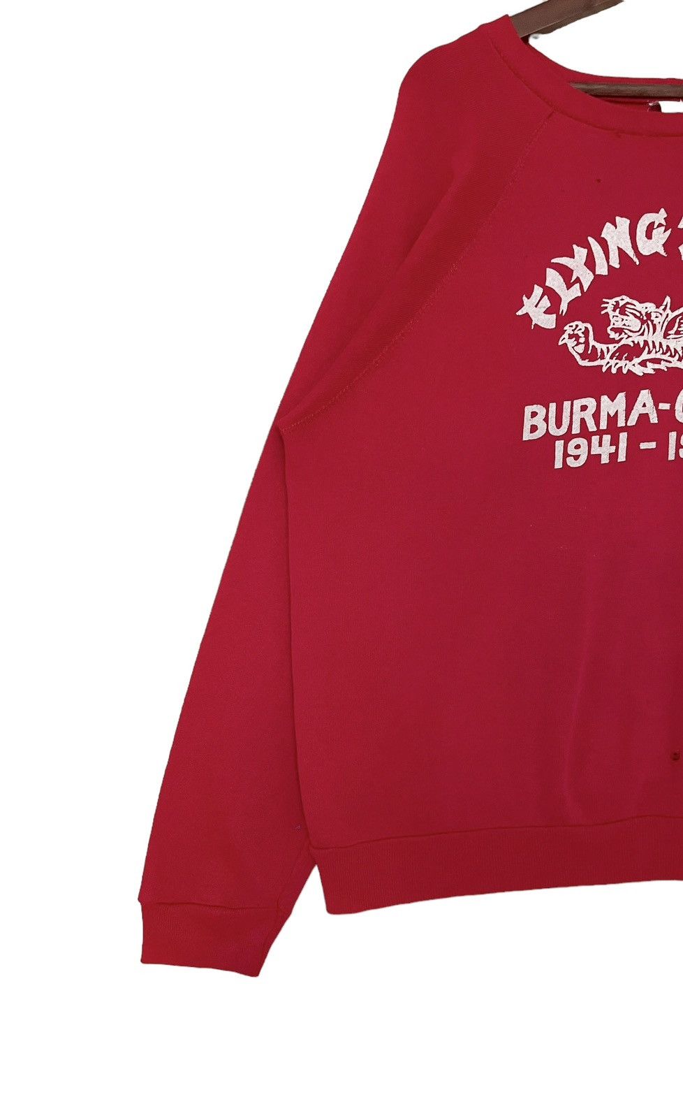 Vintage Vintage Army Flying Tigers Sweatshirt 1960s Size US L / EU 52-54 / 3 - 3 Thumbnail