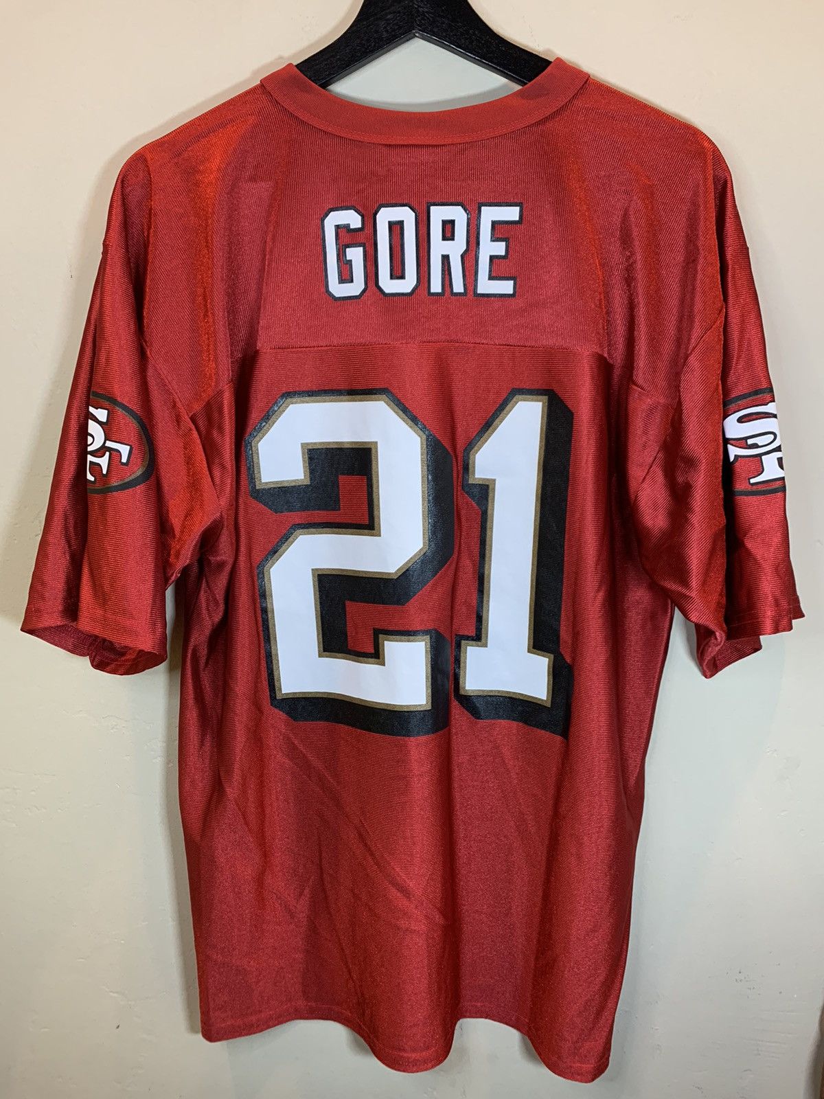 NFL *RARE* Vintage Frank Gore #21 San Francisco 49ers NFL Jersey Size US M / EU 48-50 / 2 - 2 Thumbnail