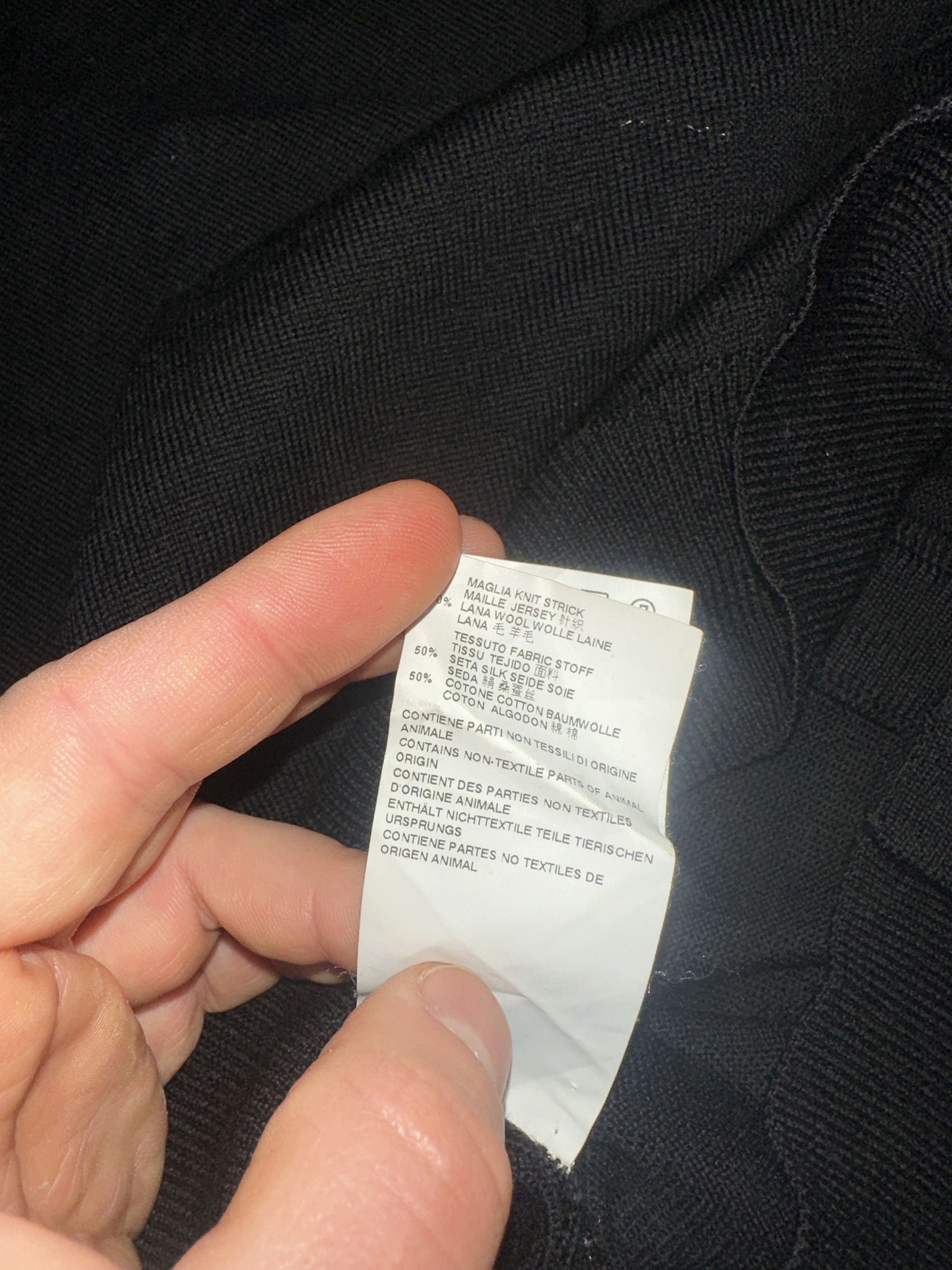 Maison Margiela Maison Margiela Four-Stitch Silk Elbow Patch Cardigan Size S Size S / US 4 / IT 40 - 14 Thumbnail