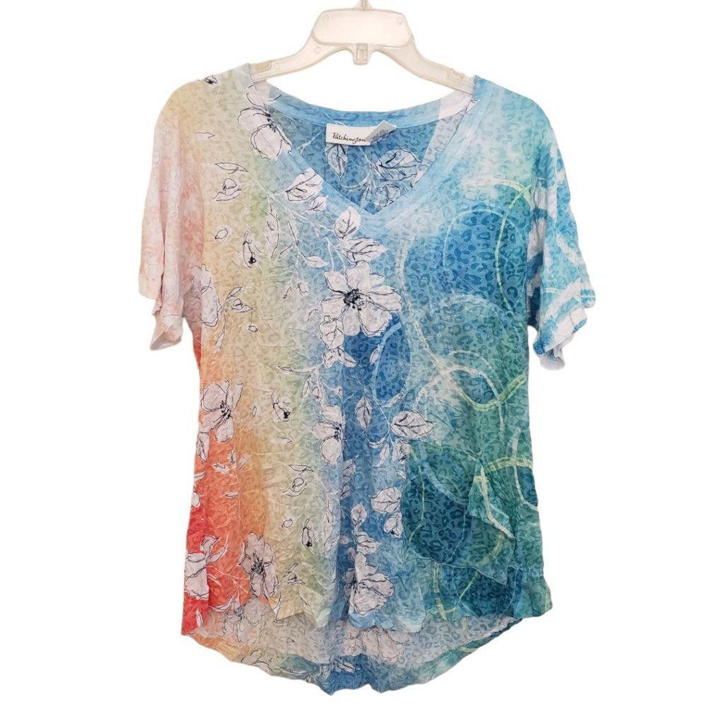 Designer CT542 Patchington Ladies V-neck Pastel Colored T-shirt XL Size XL / US 12-14 / IT 48-50 - 1 Thumbnail